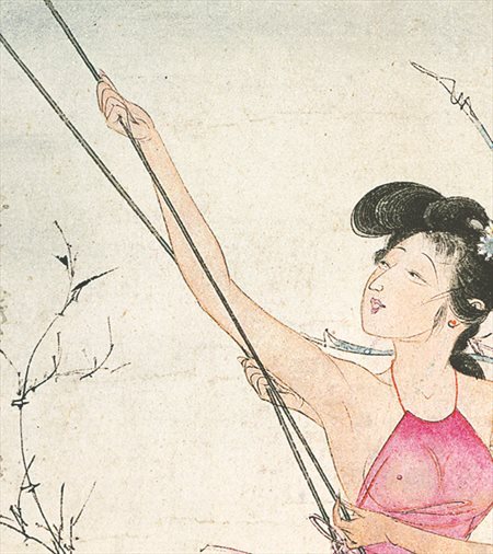 高安-胡也佛的仕女画和最知名的金瓶梅秘戏图